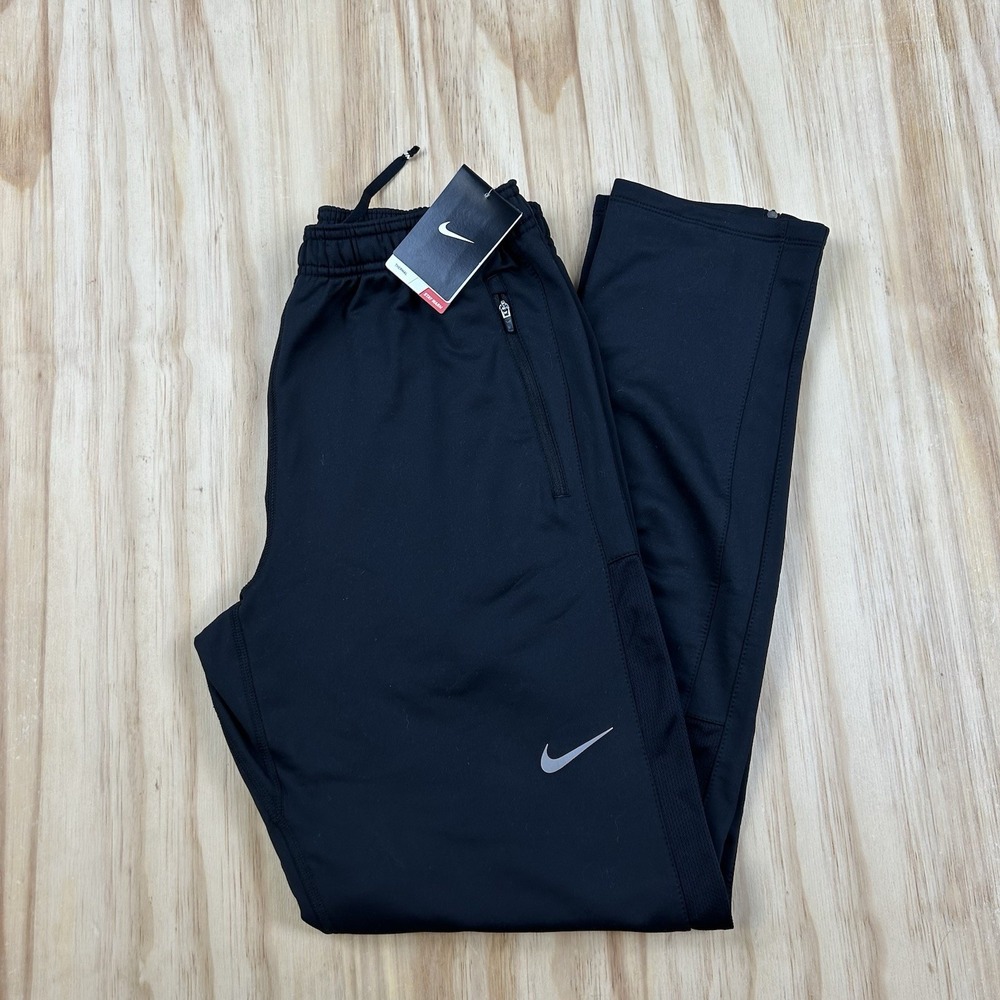 Nike Running Men's Jogger Sweatpants Black NWT 548160 Drawstring $75 Retail